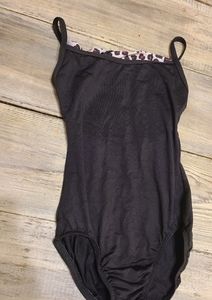 Small Black Leotard for Dance or Gymnastics